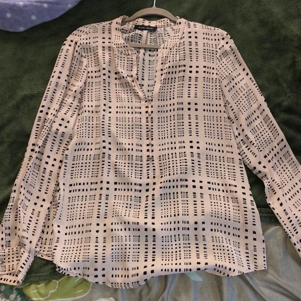 IVANKA TRUMP pattered blouse